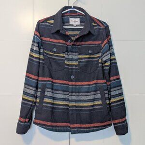 Goodfellow & Co. Polyester/Wool Blend Striped Coat